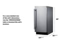 15" Wide Built-In All-Refrigerator view 7