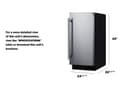 15" Wide Built-In All-Refrigerator view 7