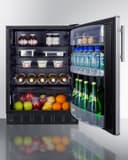 24" Wide All-Refrigerator, ADA Compliant view 3