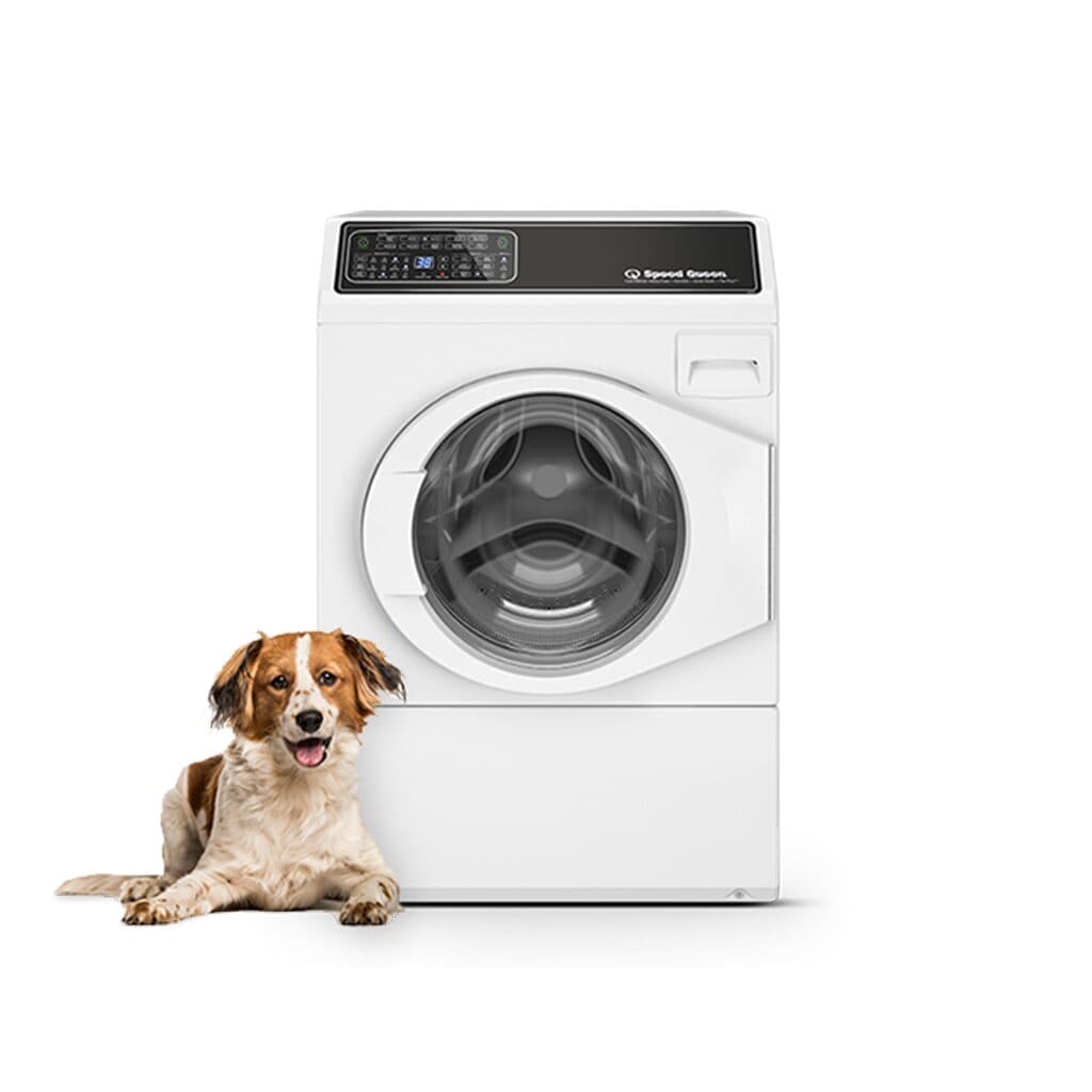 Speed Queen FF7 White Right-Hinged Front Load Washer with Pet Plus™
