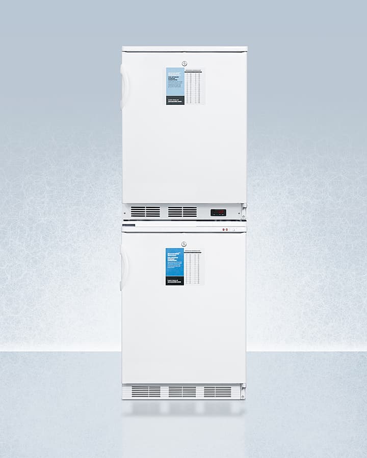 24" Wide All-Refrigerator/All-Freezer Combination