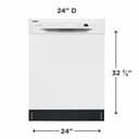 24" Stainless Steel Tub Dishwasher view 13
