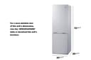 24" Wide Bottom Mount Refrigerator-Freezer view 9