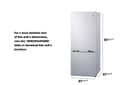 28" Wide Bottom Mount Refrigerator-Freezer view 8