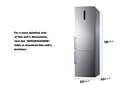 24" Wide Bottom Freezer Refrigerator With Icemaker view 9