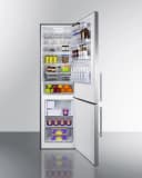 24" Wide Bottom Freezer Refrigerator With Icemaker view 4
