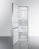 24" Wide Bottom Freezer Refrigerator With Icemaker view 3
