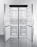 48" Wide Bottom Freezer Refrigerator Set view 2