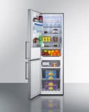 24" Wide Bottom Freezer Refrigerator view 4