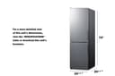 24" Wide Bottom Freezer Refrigerator view 8