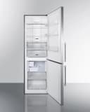 24" Wide Bottom Freezer Refrigerator with Icemaker view 2