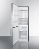 24" Wide Bottom Freezer Refrigerator with Icemaker view 2
