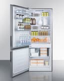 28" Wide Built-In Bottom Freezer Refrigerator With Icemaker view 3