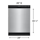 24" Dishwasher view 12