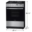 24" Electric Range view 12