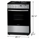 24" Electric Range view 2
