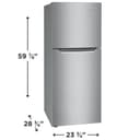 12 Cu. Ft. Garage Ready Top Freezer Apartment-Size Refrigerator view 3