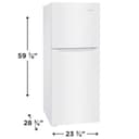 12 Cu. Ft. Garage Ready Top Freezer Apartment-Size Refrigerator view 2
