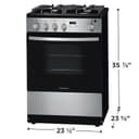 24" Gas Range view 2