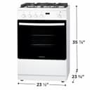 24" Gas Range view 11