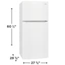 14 Cu. Ft. Top Freezer Refrigerator view 2