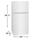 18 Cu. Ft. Garage Ready Top Freezer Refrigerator view 2