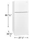 18 Cu. Ft. Top Freezer Refrigerator view 2