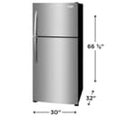 20 Cu. Ft. Garage Ready Top Freezer Refrigerator view 3