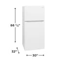 20 Cu. Ft. Garage Ready Top Freezer Refrigerator view 2