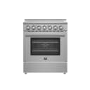 Paolo 30-Inch Freestanding Electric Range, Stainless Steel, 4.38 cu.ft, True Convection Oven, Energy Efficient view 1