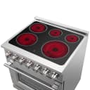 Massimo 30-Inch Freestanding Electric Range, True Convection Oven view 5