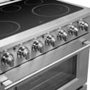 Massimo 36-Inch Freestanding Chef Door Electric Range, True Convection Oven view 8