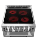 Loiano 24 Inch Freestanding Electric Range Stainless Steel with Storage Drawer view 9