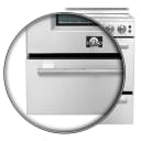 Loiano 24 Inch Freestanding Electric Range Stainless Steel with Storage Drawer view 17