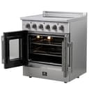 Galiano 30-Inch Freestanding French Door Electric Range, True Convection, Energy Efficient view 14