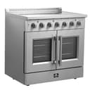 Galiano 36-Inch Freestanding French Door Electric Range, True Convection, Energy Efficient view 2