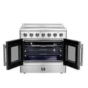 Galiano 36-Inch Freestanding French Door Electric Range, True Convection, Energy Efficient view 4