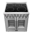 Massimo 30-Inch Freestanding French Door Electric Range, True Convection Oven view 4