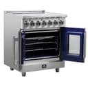 Massimo 30-Inch Freestanding French Door Electric Range, True Convection Oven view 6