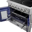 Massimo 30-Inch Freestanding French Door Electric Range, True Convection Oven view 10