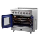 Massimo 36-Inch Freestanding French Door Electric Range, True Convection Oven view 5