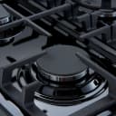 Leonardo 30-Inch Stainless Steel Gas Range, 5 Sealed Burners (Totaling 39,500 BTU), 5 cu.ft. Convection Oven, Continuous Cast Iron Grates, Black Enamel Interior, Auto Re-Ignition, LP Conversion Kit Included view 6