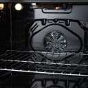 Leonardo 30-Inch Stainless Steel Gas Range, 5 Sealed Burners (Totaling 39,500 BTU), 5 cu.ft. Convection Oven, Continuous Cast Iron Grates, Black Enamel Interior, Auto Re-Ignition, LP Conversion Kit Included view 7