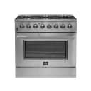 Galiano 36-Inch Freestanding Dual Fuel Range, 6 Burners, Double Convection Ovens view 1