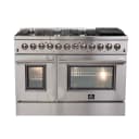 Galiano 48-Inch Freestanding Dual Fuel Range, 8 Burners, Double Convection Ovens view 1