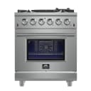 Massimo 30-Inch Freestanding Gas Range, 5 Burners, True Convection Oven view 1