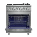 Massimo 30-Inch Freestanding Gas Range, 5 Burners, True Convection Oven view 2