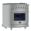 Massimo 30-Inch Freestanding Gas Range, 5 Burners, True Convection Oven view 3