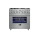 Massimo 36-Inch Freestanding Gas Range, 6 Sealed Burners, Convection Oven, Energy Efficient view 1