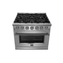 Massimo 36-Inch Freestanding Gas Range, 6 Sealed Burners, Convection Oven, Energy Efficient view 5